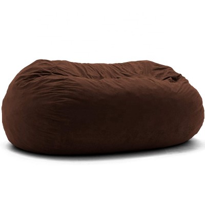 Dropshipping 5ft 6ft 7ft Micro Suede Lazy Boy Bean Bags Large Size Foam Love Giant Sac Bean Bag